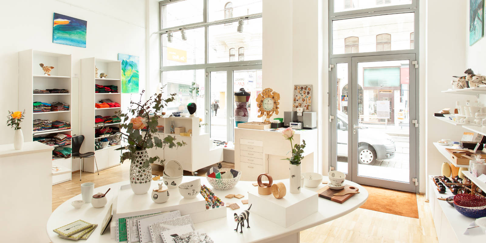Ausblick aus der Galerie unik.at